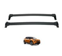 Barras de Techo para Toyota Yaris Cross 2023 with Lock, 2 Barras Transversales de Aluminio Portaequipajes Montaje en Rieles del Techo Accesorio