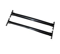 Barras de Techo Portaequipajes Cruzado para Toyota para Highlander 2007-2014 Barra con Rieles De Aluminio Cajas De Riel para Bastidores Superiores Auto Portaequipajes(Negro)