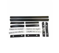 Barras De Techo Portaequipajes De Aleación De Aluminio para Mitsubishi para Outlander 2023, Portaequipajes De Techo, Rieles Baca Coche Universal(Negro)