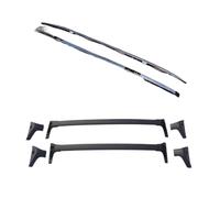 Barras de Techo Portaequipajes De Barra Transversal para Toyota para RAV 4 2019-2025 Cajas De Riel Superior Accesorios De Aleación De Aluminio Auto Portaequipajes(Negro)