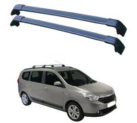 Barras de Techo Portaequipajes para Dacia LODGY 5 Door MPV 2012-2021 Barras Transversales Aluminio Baca de Coche Barras Transversales 2 Piezas,B