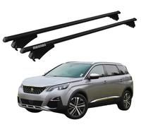 Barras De Techo Portapacchi Para Peugeot 5008 2017-2020 Negro MENABO