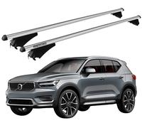 Barras De Techo Portapacchi Para Volvo XC40 2018- Menabo Antirrobo Aluminio