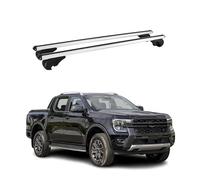 Barras de techo transversales para Ford Ranger T6 2022-2025 DoubleCab Gris 2X
