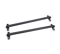 Barras de techo universales de aluminio, soportes de base para portaequipaje, longitud de 100 centímetros, carga máxima de 75 kilogramos, adecuadas para berlinas de cuatro o cinco puertas