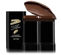 Barras de tinte para el cabello, paquete doble portátil, peine para cubrir las canas, protegen el color, ideales para cubrir las canas, resistentes al agua y al sudor, unisex.