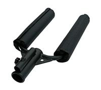 Barras especiales de fitness con asas dobles y acolchado de espuma para prensa de hombros y fila de barra en T, compatibles con accesorios de barra de 1 y 2 pulgadas