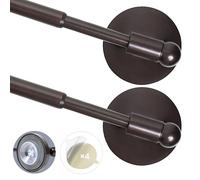 Barras magnéticas para cortina de puerta de metal con imán fuerte y ventosa (pendiente de patente) barra magnética para pizarra blanca de aula (16-28 pulgadas, paquete de 2 bronces)