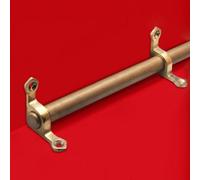 Barras para alfombras de Escalera, Barras de latón para alfombras de Pasillo - Juego de 3/5/10/12/13/14/15/16 - Barras tubulares Minimalistas con herrajes incluidos para alfombras de Pasillo