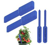 Barras para etiquetas de plantas | 100 denominaciones de plántulas - Etiquetas de suelo oscuro legibles, marcadores decorativos impermeables de jardín para plantar al aire libre al aire libre en