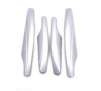 Barras para Techo Coche 4 Cubiertas para Portaequipajes De Coche para Nissan para Patrol Y62 (2010-2015, 2016, 2017, 2018), Delanteras Y Traseras, Color Negro Plateado