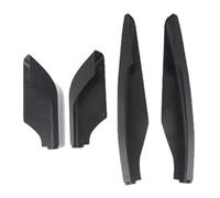 Barras para Techo Funda Compatible Con Kia Para Carens UN Para Rondo 2007-2012 Cubierta Para Portaequipajes Coche Barra Equipaje Tapa Extremo Riel Embellecedor Carcasa(Black,4pcs)