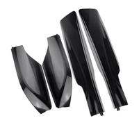 Barras para Techo Funda Compatible Con Toyota Para RAV4 XA30 2006-2012 4 Piezas Cubierta Para Portaequipajes Techo Coche Tapa Extremo Riel Barra Reemplaza La Carcasa(Black)