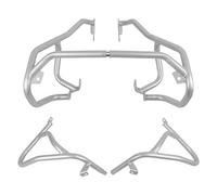 Barras Parachoques Choque para G310GS para G310R 2022 2023 Protector Tanque Combustible Parachoques Protección Marco Barra Choque Protección Motor Superior(Sliver Up and Lo)