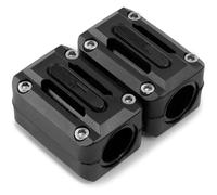 Barras Parachoques Choque para H&Arley para Pan America 1250 PA1250 S Pan 1250 2020-2022 2/25/28mm Barra De Choque Motor De Motocicleta Protección Parachoques Decorativo Guar(Negro)