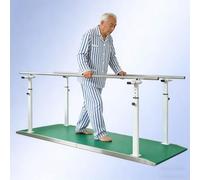 Barras paralelas para fisioterapia: equipo de rehabilitación de uso rudo con base antideslizante, ideal para rehabilitación y problemas de equilibrio al caminar.
