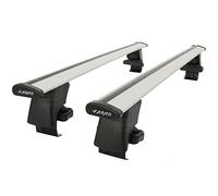 Barras portaequipajes BS + AERODYNAMIC GREY, Baca Coche para Renault AUSTRAL a partir de 2022 en adelante, portaequipajes de aluminio sin rieles en el techo