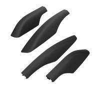 Barras Portaequipajes Cubierta De Extremo Riel De Barra Techo para Toyota para Fortuner AN50 AN60 para Hilux SW4 2004-2014 2015, 4 Piezas Barras de Techo