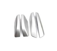 Barras portaequipajes Cubierta extremo riel techo embellecedor barra 4 piezas color plateado/negro para Toyota para 4Runner para N210 para N280 2003-2020 Barra Techo Auto(2003-2009 Silver)