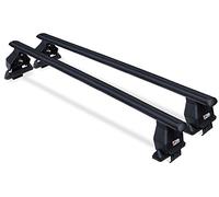 Barras portaequipajes de acero para Peugeot 206 Plus - 3 puertas - desde 2009 hasta 2012
