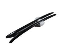 Barras portaequipajes de aleación de aluminio para techo de coche, color plateado y negro, compatibles con Porsche Cayenne 2018, 2019 y 2020.(Black)