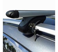 Barras portaequipajes de Aluminio VDP XL135 compatibles con VW Sharan 96 - 09 - Baca hasta bloqueable