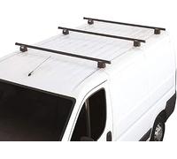 Barras portaequipajes DUICATO JUMPER con antirrobo Barro sistem para furgonetas Kit de 3 barras