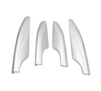 Barras Portaequipajes Juego De 4 Cubiertas para Riel Techo Coche, Protector Esquina para Portaequipajes, para Nissan para Patrol Y62 2010-2018(Plata)