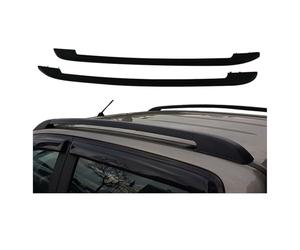 Barras portaequipajes Negras para Techo de Coche Compatible con Ford Ranger Wildtrack 2012, 2013, 2014, 2015, 2016, 2017, 2018 y 2019 T6 y T7 de Doble Cabina.(Silver (Sticky))