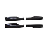 Barras Portaequipajes para Toyota para Land para Cruiser 200 LC200 FJ200 2008-2019 ABS Tapa Equipaje Techo Coche Barra Techo Extremo Carcasa Barras de Techo(Negro)