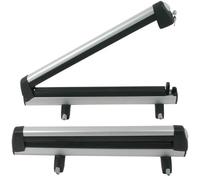 Barras Portaequipajes Portaequipajes De Techo para Snowboard Coche, Portaesquís Aleación Aluminio, Universal