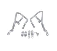Barras Protección Marco Motocicleta para NC750X NC750S 2014-2019, Protector Motor Carretera Motocicleta Parachoques Marco Barra Choque contra Caídas(Plata)
