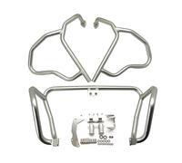 Barras Protección Marco Motocicleta para Suzuki para V-Storm DL 250 2016-2020 Protector Motor Superior Inferior Barra Choque Autopista Tanque Combustible(Plata)