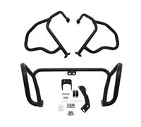 Barras Protección Marco Motocicleta para Suzuki V-Storm DL250 2016-2020 Defensa Superior Inferior Motor Negro Plata Barra Protectora Autopista Carretera(Negro)