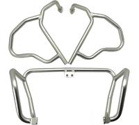 Barras protectoras para motocicletas Barras de protección para motocicleta para Suzuki V-Storm DL250 VStorm DL 250 2016-2020 motor barra autopista(Prata)