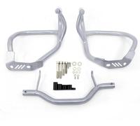Barras protectoras para motocicletas Protector de parachoques para motocicleta para BMW R1200GS R 1200 GS R1200 2004-2012, protección motor en carretera(Lower silver)