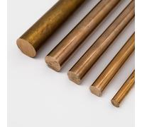 Barras redondas de bronce CuSn8, diámetro 3-30 mm, longitud 50-2000 mm. Aleación CW453K. Material sólido. Perfil redondo. Varilla de ánodo (longitud: 100 mm = 10 cm, Ø 11 mm)