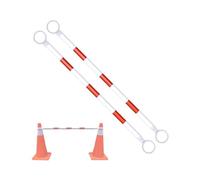 Barras Retráctiles De Alta Visibilidad Para Conos De Tráfico Postes De Conexión Telescópicos Para Barricadas Control De Tráfico Y Gestión De Seguridad(Red and White,2Pcs)