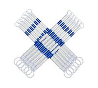 Barras Retráctiles Para Conos De Tráfico 6Pcs Postes De Conexión Retráctiles Barricada Telescópica For Gestión Del Tráfico Conos Buena Tenacidad Y Alta Resistencia(White and blue,12Pcs)