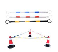 Barras retráctiles para Conos de tráfico - Barreras Ligeras y Extensibles para construcción, Seguridad Vial y Control de estacionamiento - Barricadas temporales portátiles para una gestión e