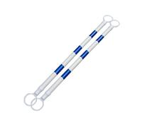 Barras Retráctiles Para Conos De Tráfico Poste De Conexión Telescópico Retráctil Barricada Cono Tráfico Buena Tenacidad Y Alta Resistencia (4 Pcs)(White and blue,2Pcs)