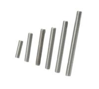 Barras roscadas completas, Tornillos prisioneros sin cabeza métricos de varilla roscada completa acero inoxidable M3 M4 M5 M6 M8 M10 M12(190mm (2pcs),M8)