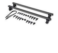 Barras Techo Auto 2 Barras Transversales De Aleación De Aluminio para Portaequipajes De Techo con Cerradura para A6 para Sedán Portaequipajes vehículos(Negro)