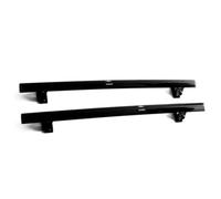 Barras Techo automóviles para Chevrolet para Silverado 2020-2026 2 Barras Transversales Portaequipajes Techo Compatibles Sin Rieles(Negro)