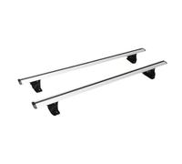 Barras Techo automóviles para Chevrolet para Silverado 2020-2026 2 Barras Transversales Portaequipajes Techo Compatibles Sin Rieles(Plata)