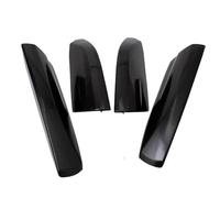 Barras Techo Baca Coche Cubierta De Protección Tapa Extremo Rieles Techo para Toyota para Highlander 2008-2013/cubiertas Piezas Repuesto Negras