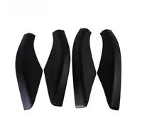 Barras Techo Baca Coche para Land para Rover LR2 para Freelander 2 2006-2014 Automóvil Cubierta De Extremo Riel Techo Exterior Reemplazo Tapa Carcasa 4PCS Negro