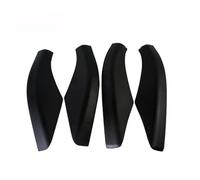 Barras Techo Baca Coche para Land para Rover LR2 para Freelander 2 2006-2014 Negro ABS Cubierta De Extremo Riel Techo Reemplazo Tapa Carcasa 4 Uds