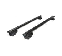 Barras Techo Coche 2 Uds 120 O 135CM Universal Se Adapta Al Coche con Portaequipajes SUV Barras Transversales para Kayak Cargoline Snowboard Rieles(Black 1.1M 2pcs)