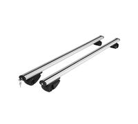 Barras Techo Coche 2 Uds 120 O 135CM Universal Se Adapta Al Coche con Portaequipajes SUV Barras Transversales para Kayak Cargoline Snowboard Rieles(Silver 1.1M 2pcs)